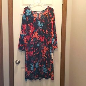 3/4 sleeve dress from Dia 2X